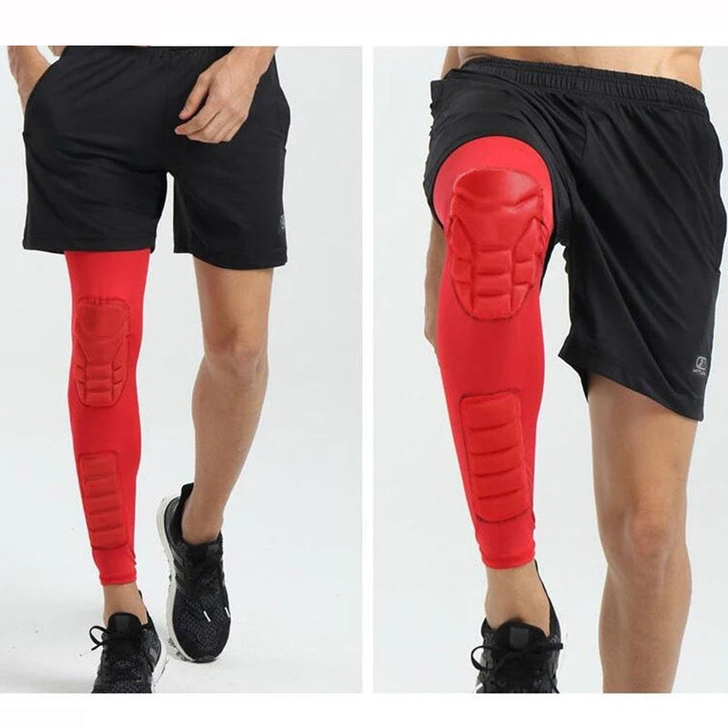 1Pcs Basketball Football Leggings Sleeve Outdoor Sports Leg Knee Protect Elbow Joint Guard Calf Compression,for Running, Cycling