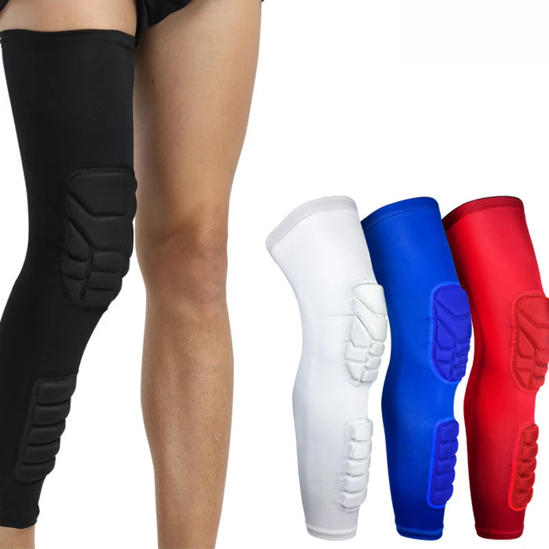 1Pcs Basketball Football Leggings Sleeve Outdoor Sports Leg Knee Protect Elbow Joint Guard Calf Compression,for Running, Cycling